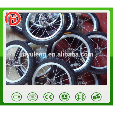 12 14 inch Aluminum alloy spokes bicycle wheel ,carbon bicycle wheel